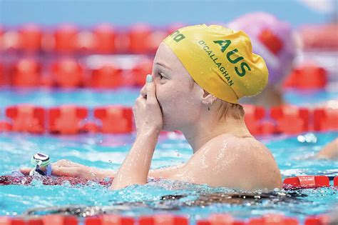 Mollie O’Callaghan sets a world record at the swimming worlds and overcomes injury
